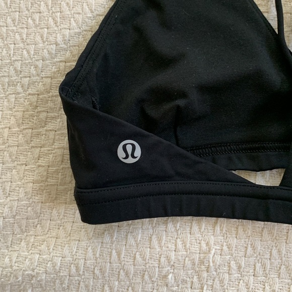Lululemon Raise The Barre Sports Bra Black size 4 - Picture 4 of 5